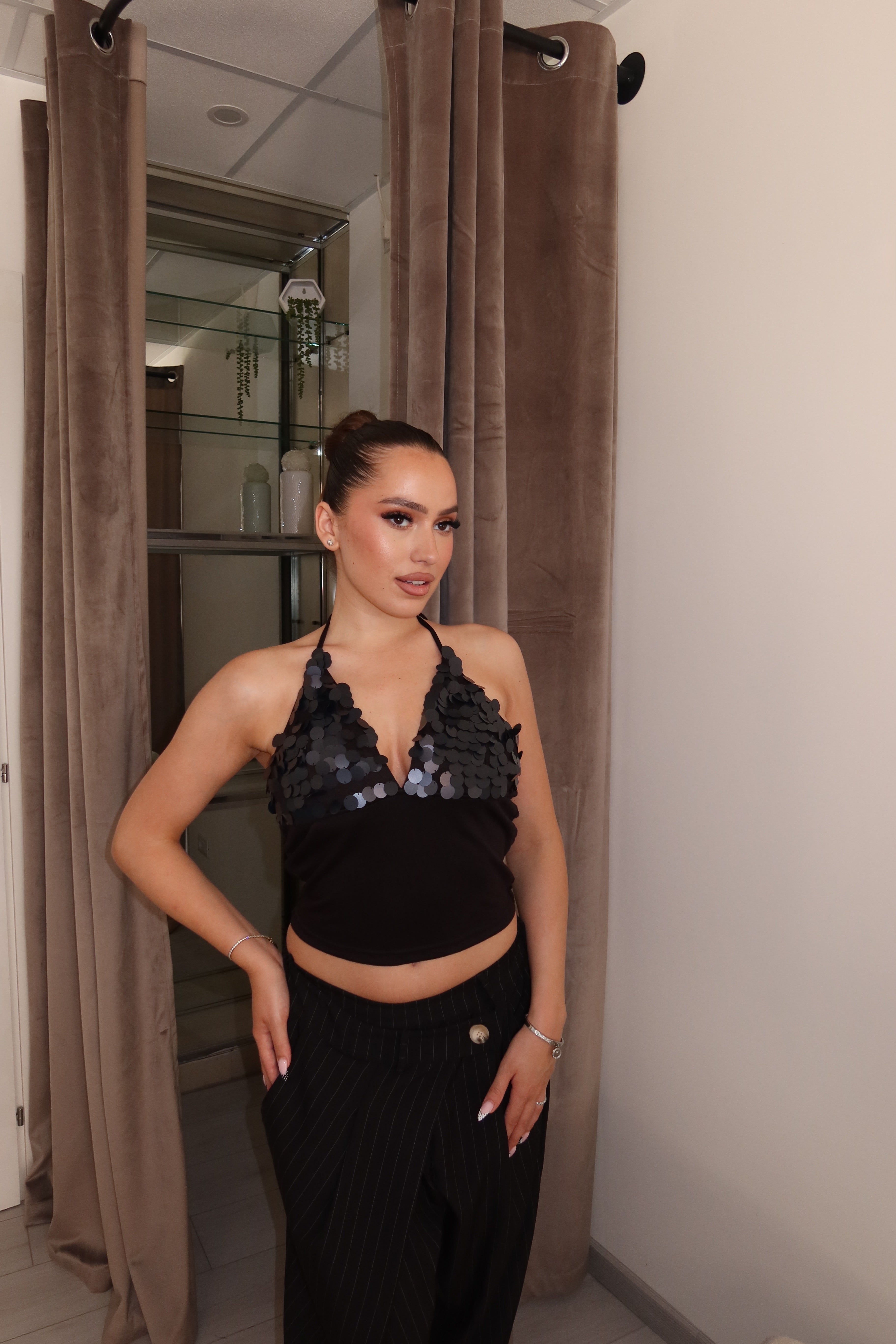 TOP PAILLETTES