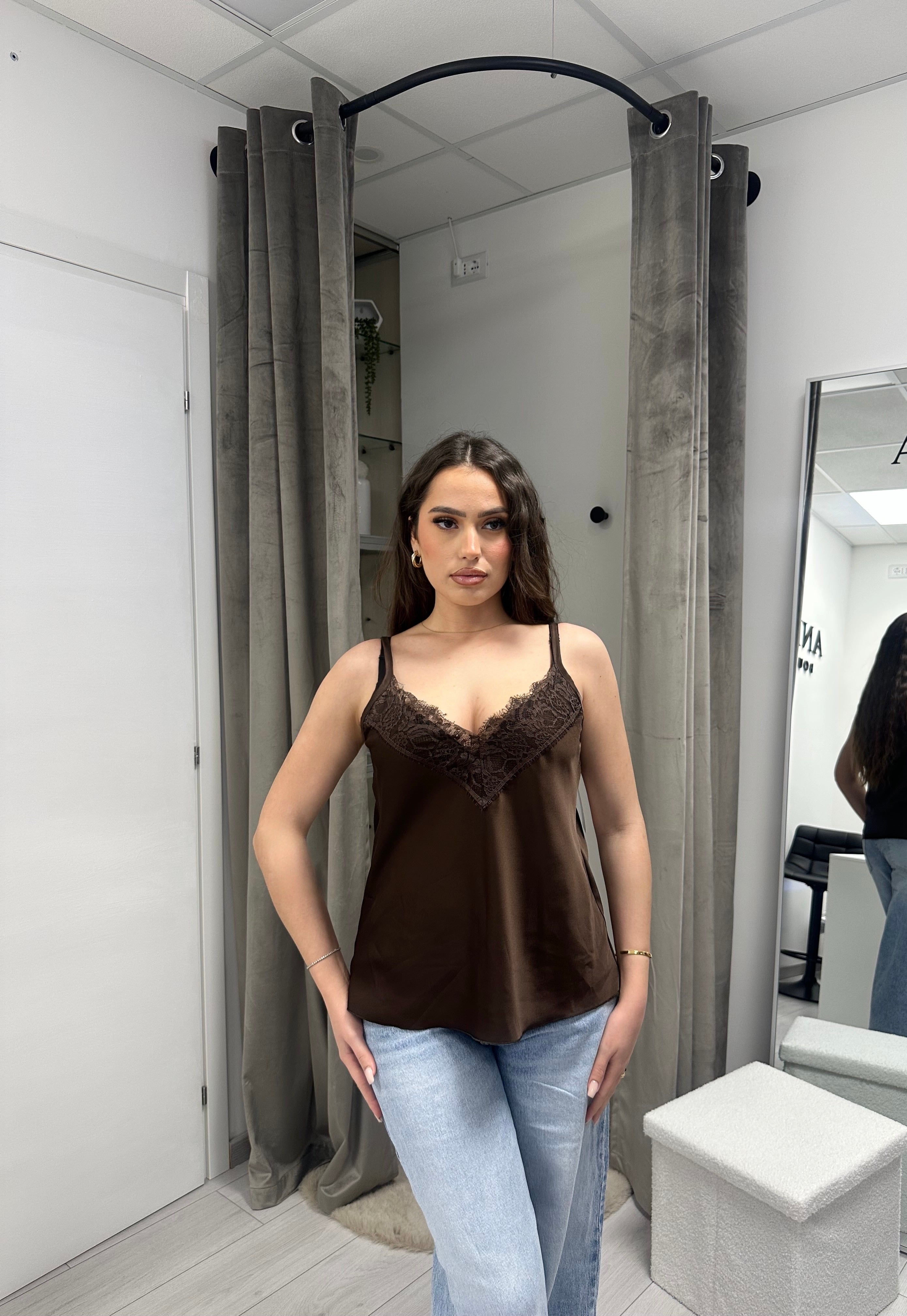 CANOTTIERA PIZZO MARRONE